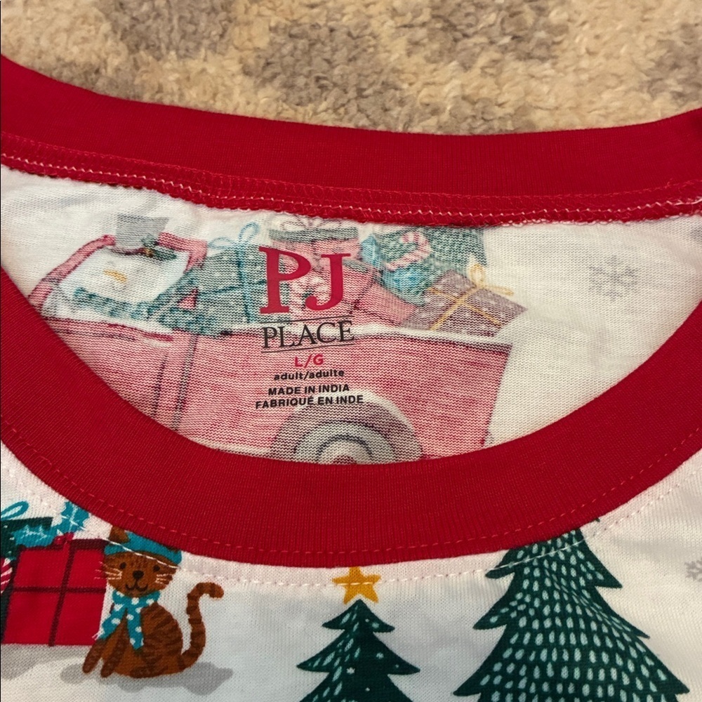 Children's Place Christmas Truck Pajamas Adult Large - Picture 4 of 6
